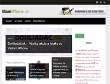 Tablet Screenshot of mamiphone.sk